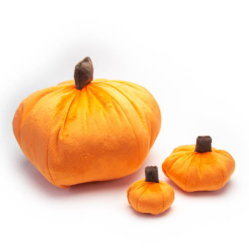 Pumpkin Plush Dog Toy