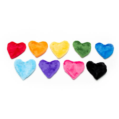 Floppy Heart Plush Dog Toy