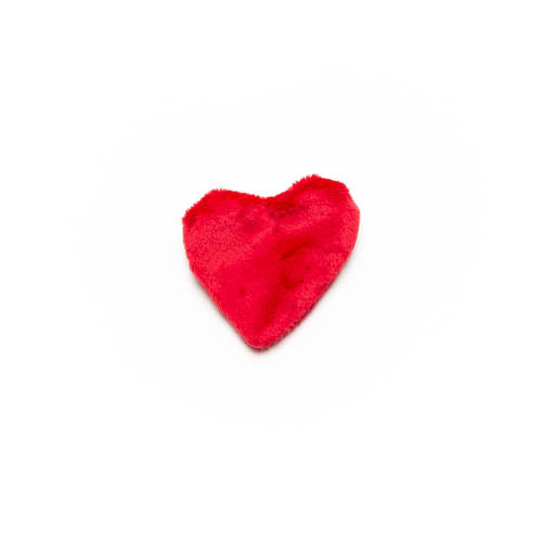 Floppy Heart Plush Dog Toy