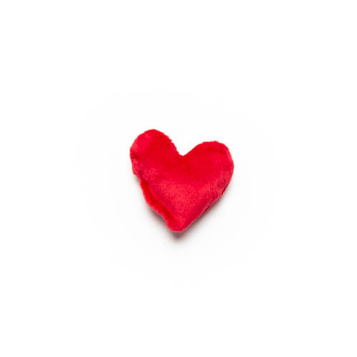 Heart Plush Dog Toy