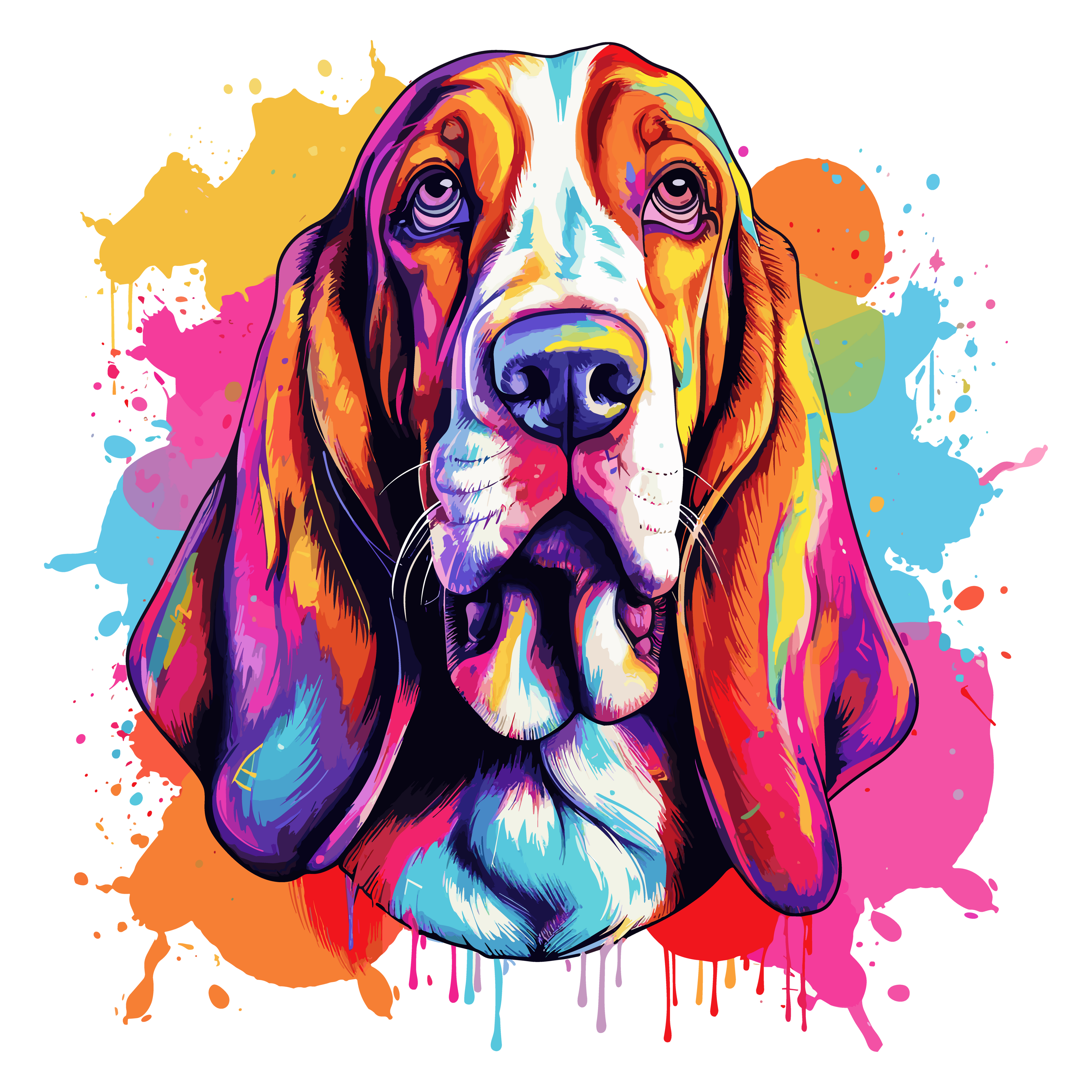 Basset Hound Graphics