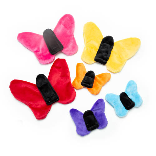 Butterfly Plush Dog Toy